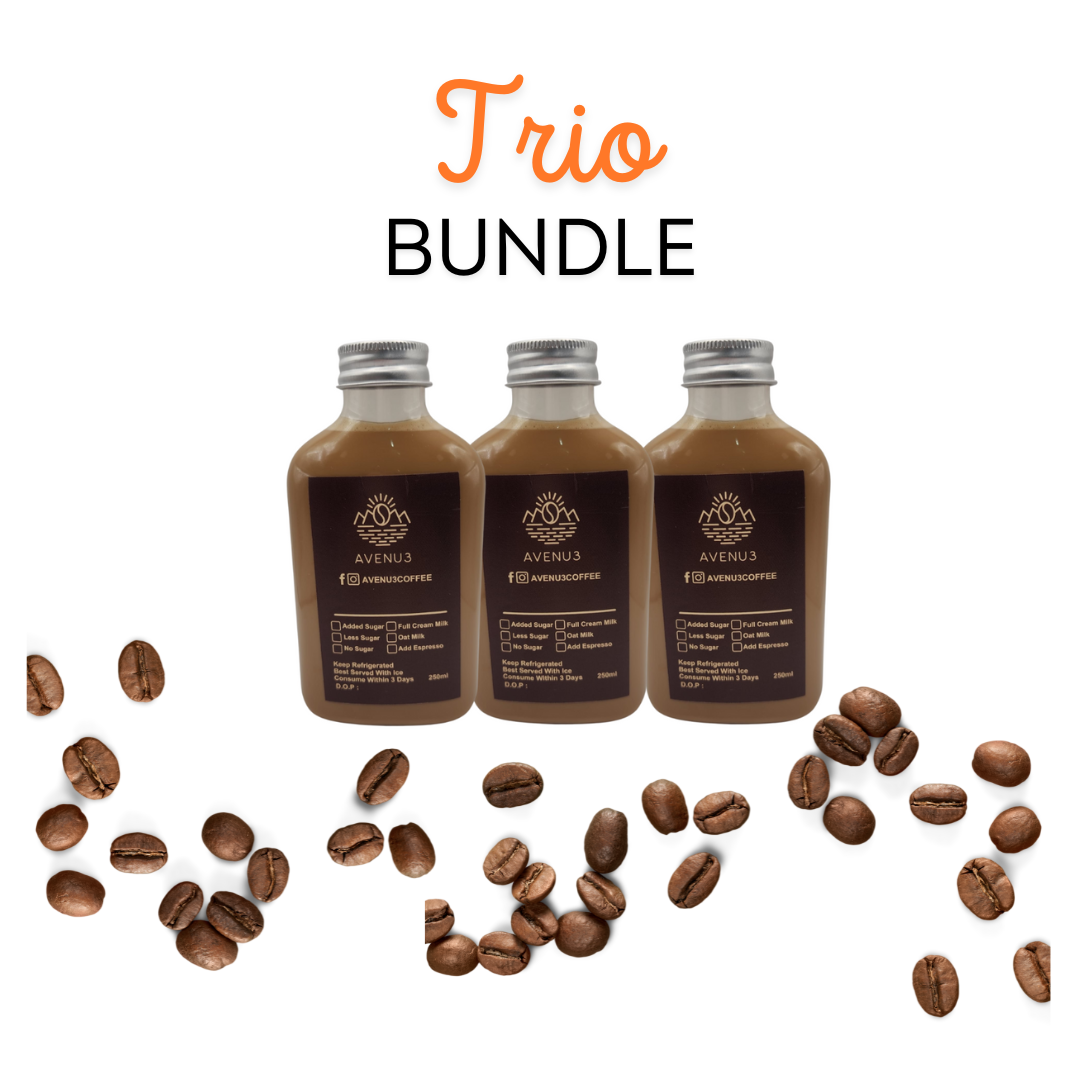 Trio Cold White Coffee Bundle