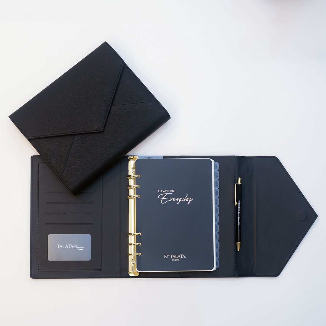 ELEVATE - Wellness & Productivity Journal | Planner - Black