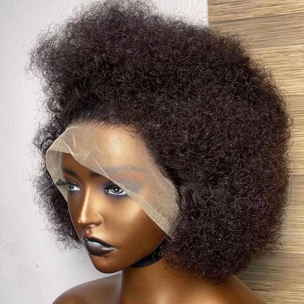 Human afro natural wig