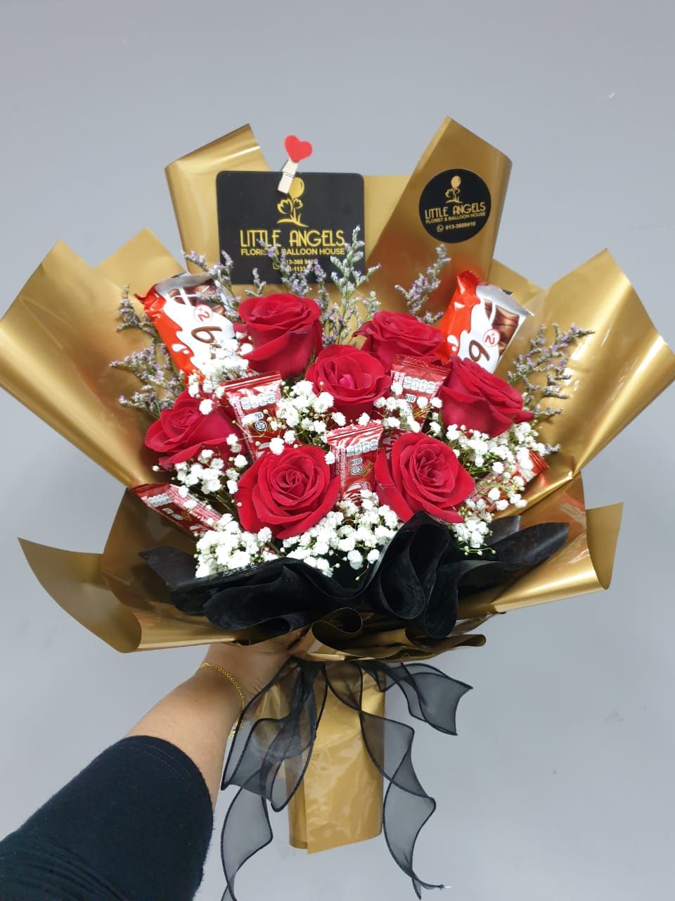 Flowers and Choc Bouquet