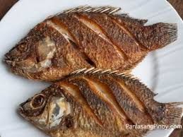 Fried tilapia fish 1pc