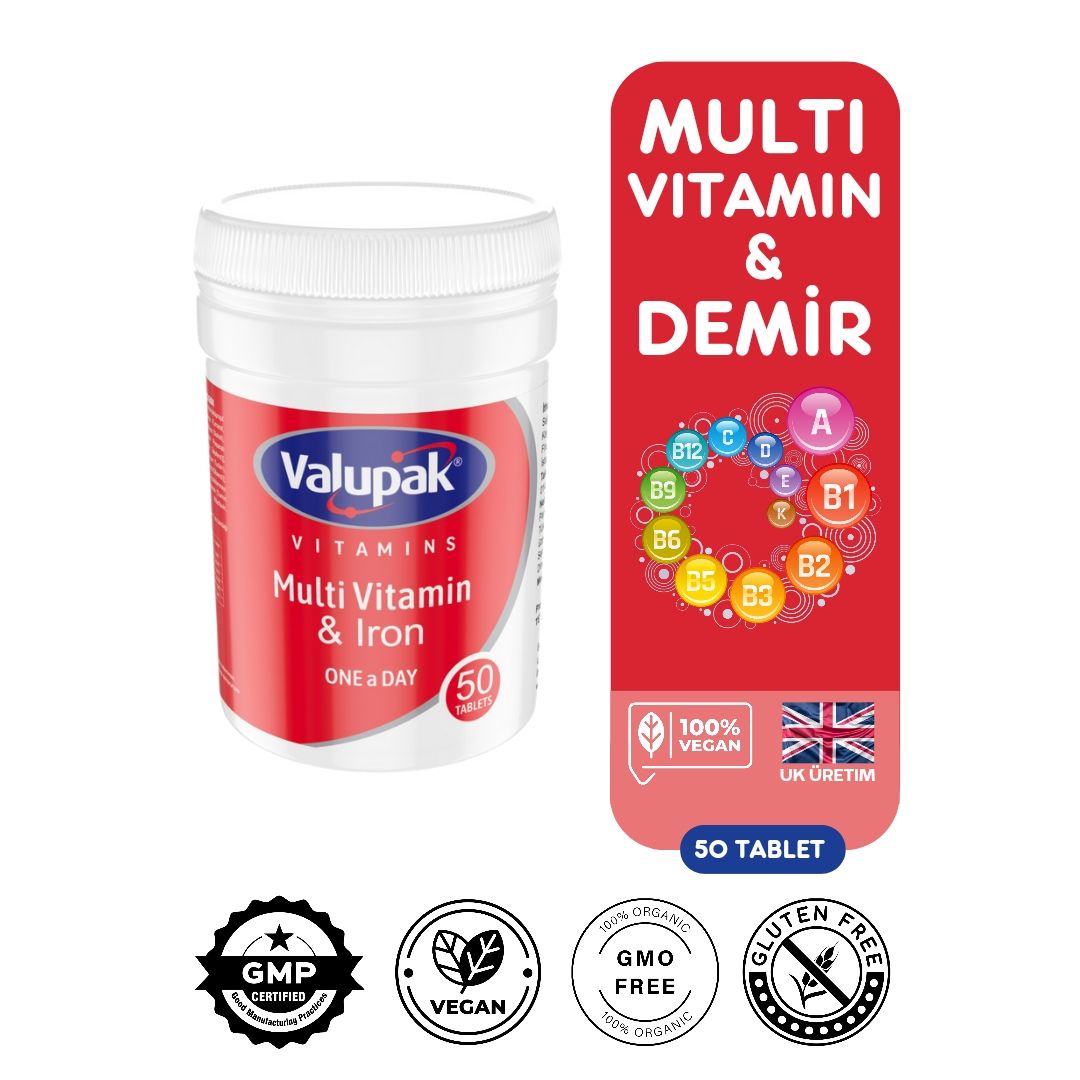 VALUPAK MULTİVİTAMİN VE DEMİR 