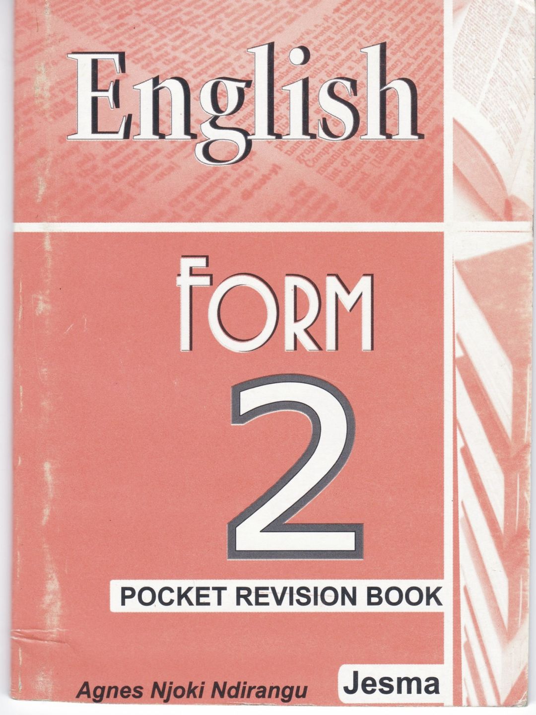 KCSE English Form 2 Pocket Note Book