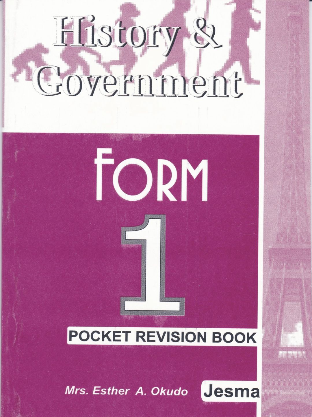 KCSE History Form 1 Pocket Note Book