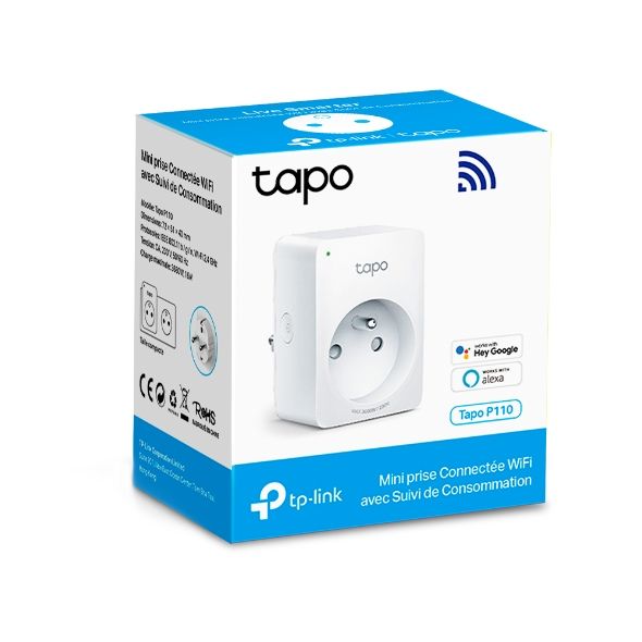 Tapo P110 Mini Smart Wi-Fi Socket, Energy Monitoring