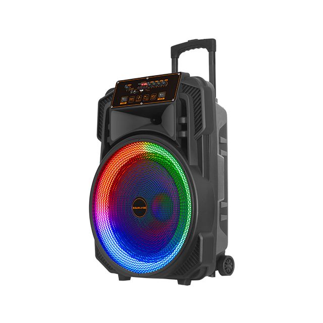 KOLAV-J1505.Bluetooth speaker· USB/FM/Bluetooth/TWS Function· Woofer with light. With a handle 15INCH