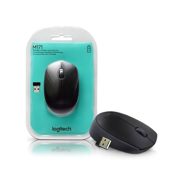 Logitech M171 Wireless Mouse - Black