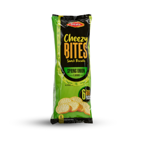 TASTY TREATS CHEZZY BITES 6 PACK  SPRINGR. ONION 30GR.