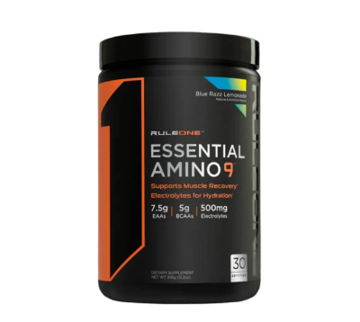 R1 ESSENTIAL AMINO 9 BLUE RAZZ LEMONADE 30 SERV