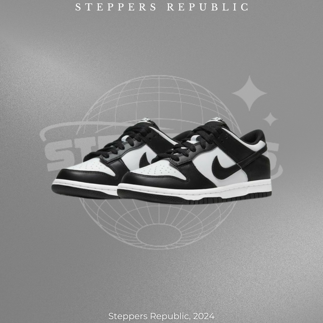 Nike Black and white Dunk Low