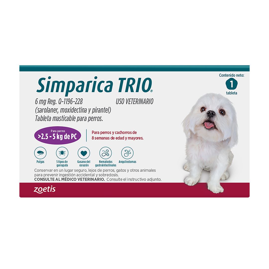 Simparica Trio 2.5 - 5 kg