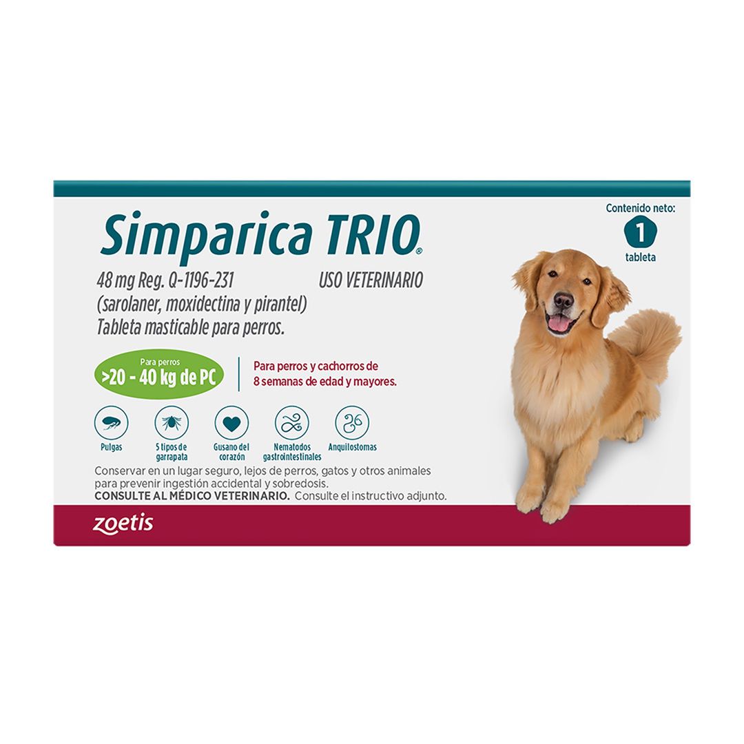 Simparica Trio 20 - 40 kg