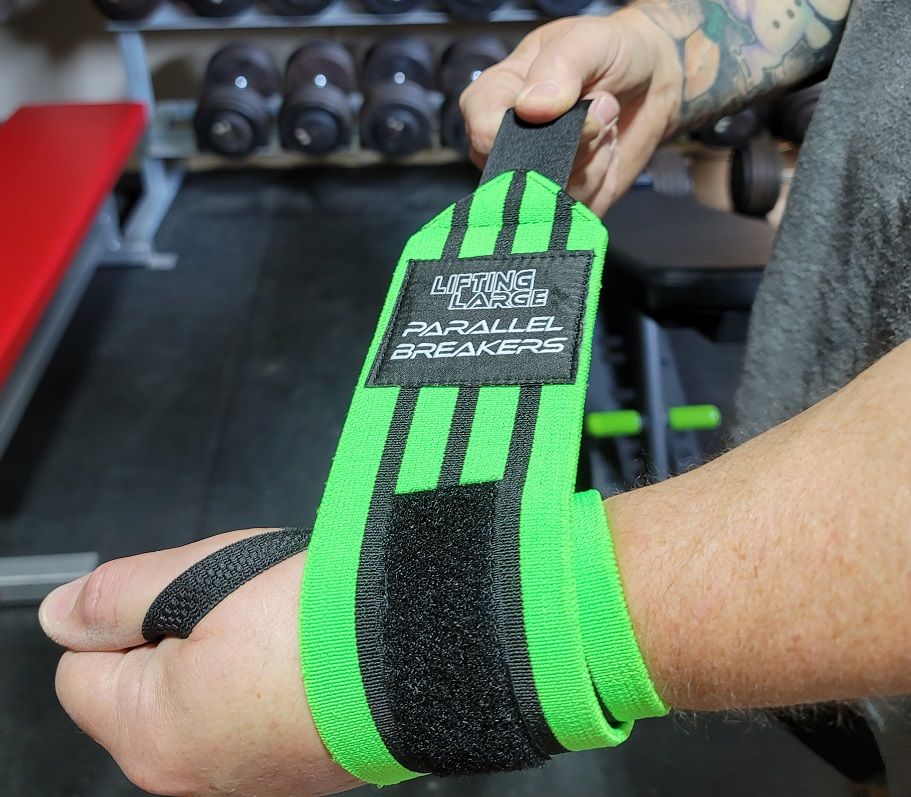 PARALLEL BREAKER WRIST WRAPS GREEN 24 INCH