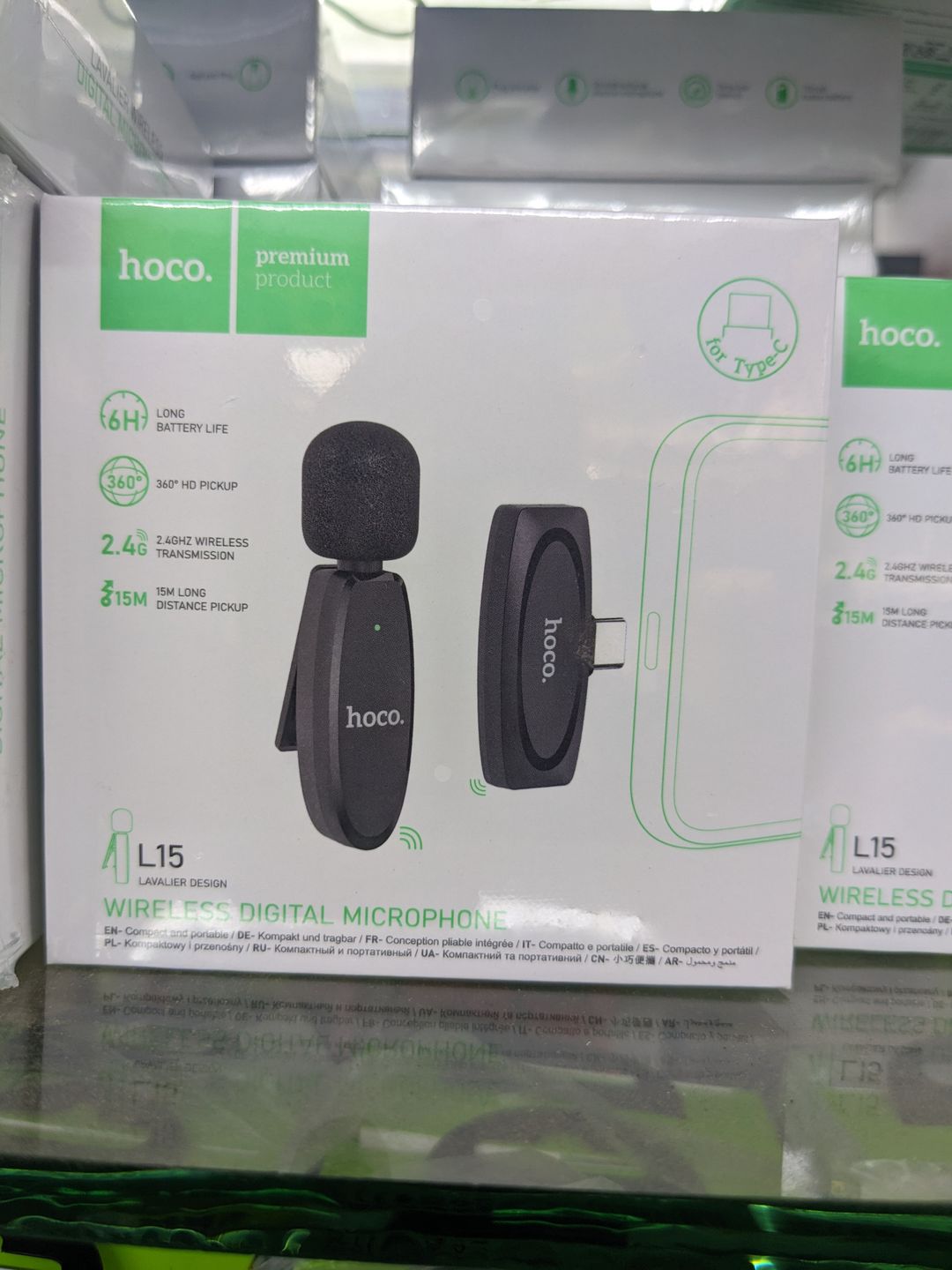 Microphone hoco Type-C (sortie phantom) L15