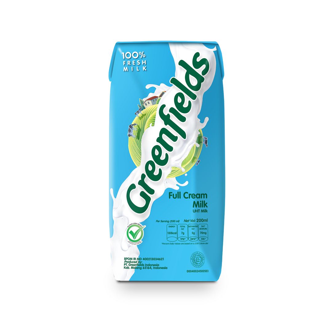 Greenfields UHT Full Cream Milk 200ml