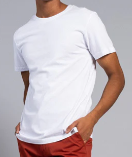 White Round Neck Tshirt