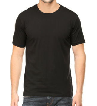 Black Round neck Tshirt