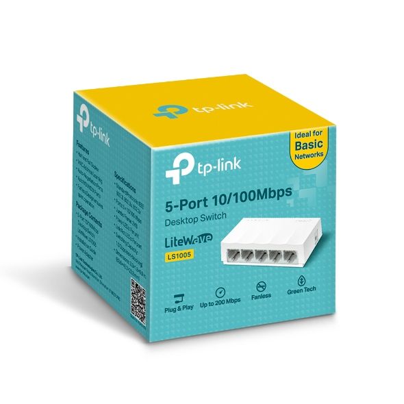 TP-Link LS1005 5 Port Desktop Switch 