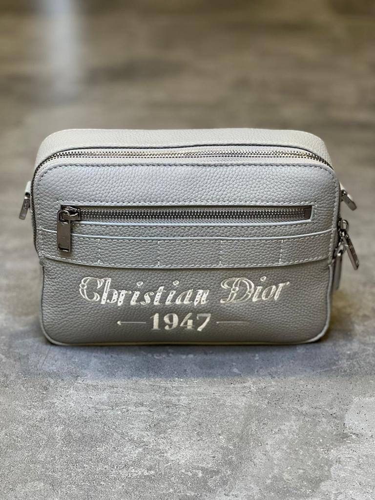 DIOR by Birkenstock Christian Dior 1947 Signature Safari Messenger Bag