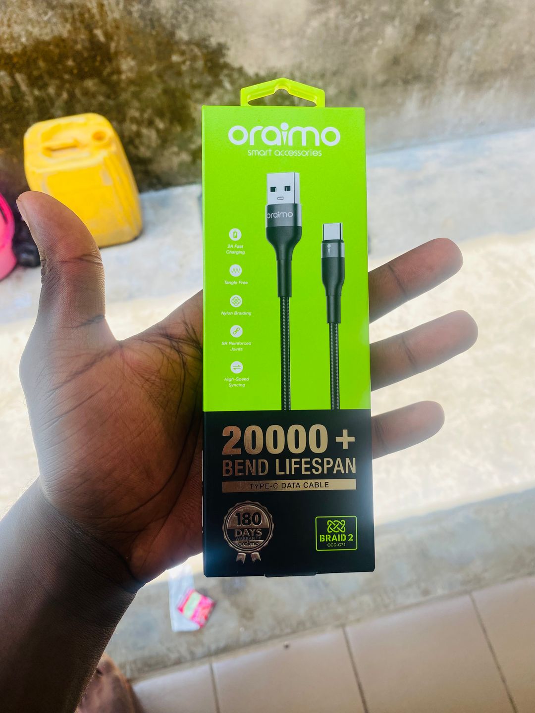 Cordon Oraimo type-c premium