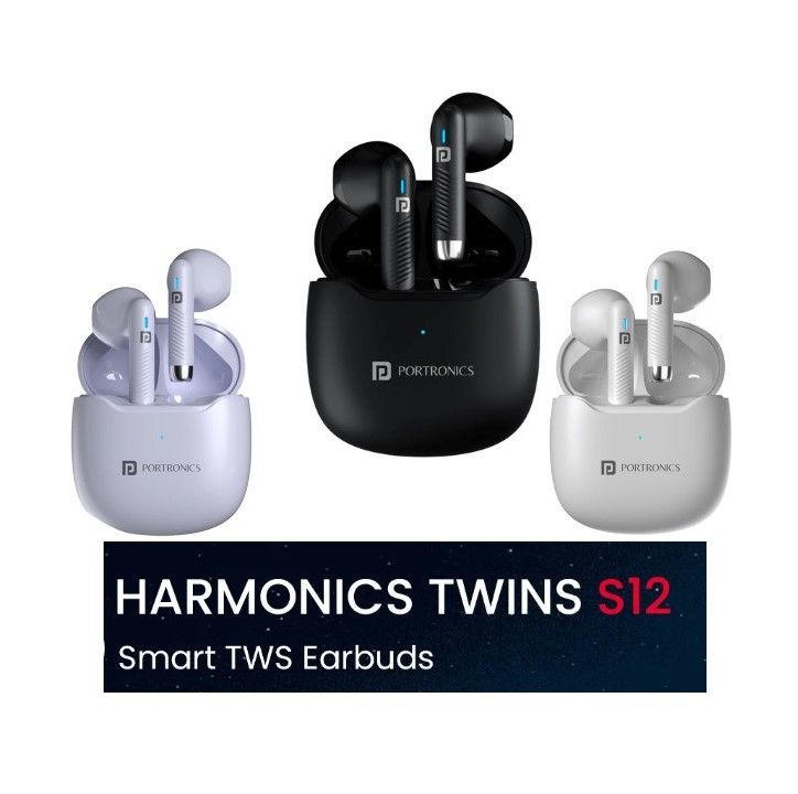 Portronics Harmonics Twins S12 TWS (Assorted Color)