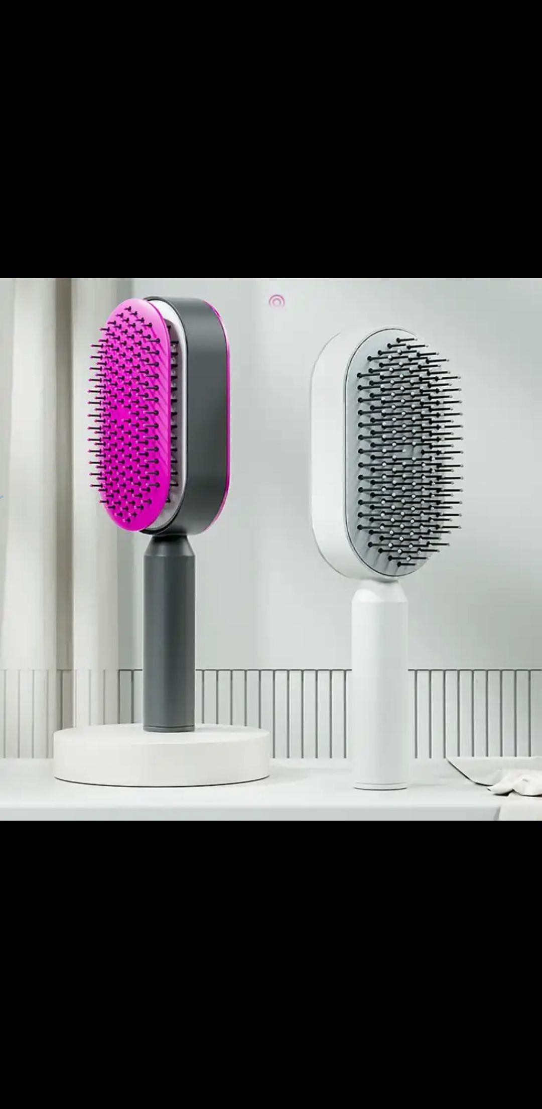 Brosse autonettoyante femme