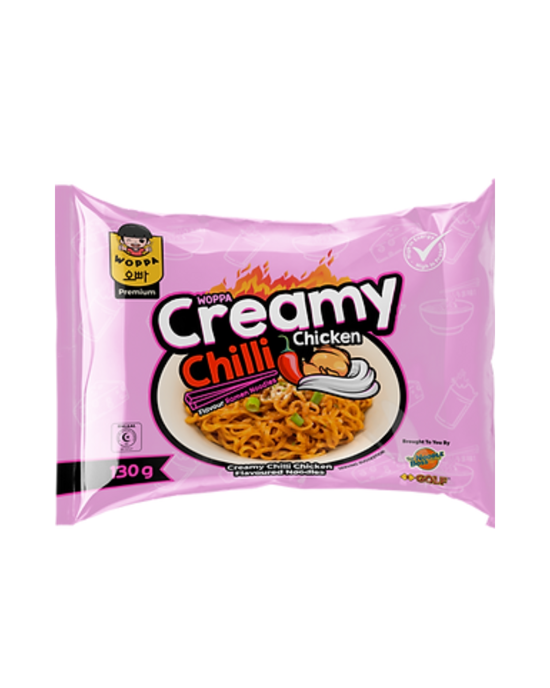 WOPPA Creamy Chilli Chicken Flavour Ramen Noodles