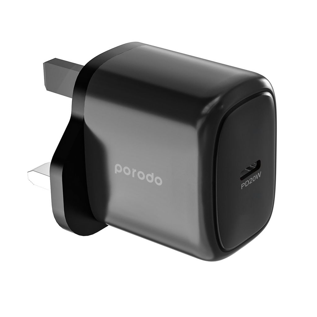 Porodo 20W Single USB-C Charger UK 