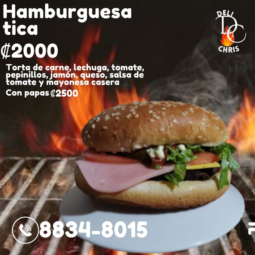 Hamburguesa tica