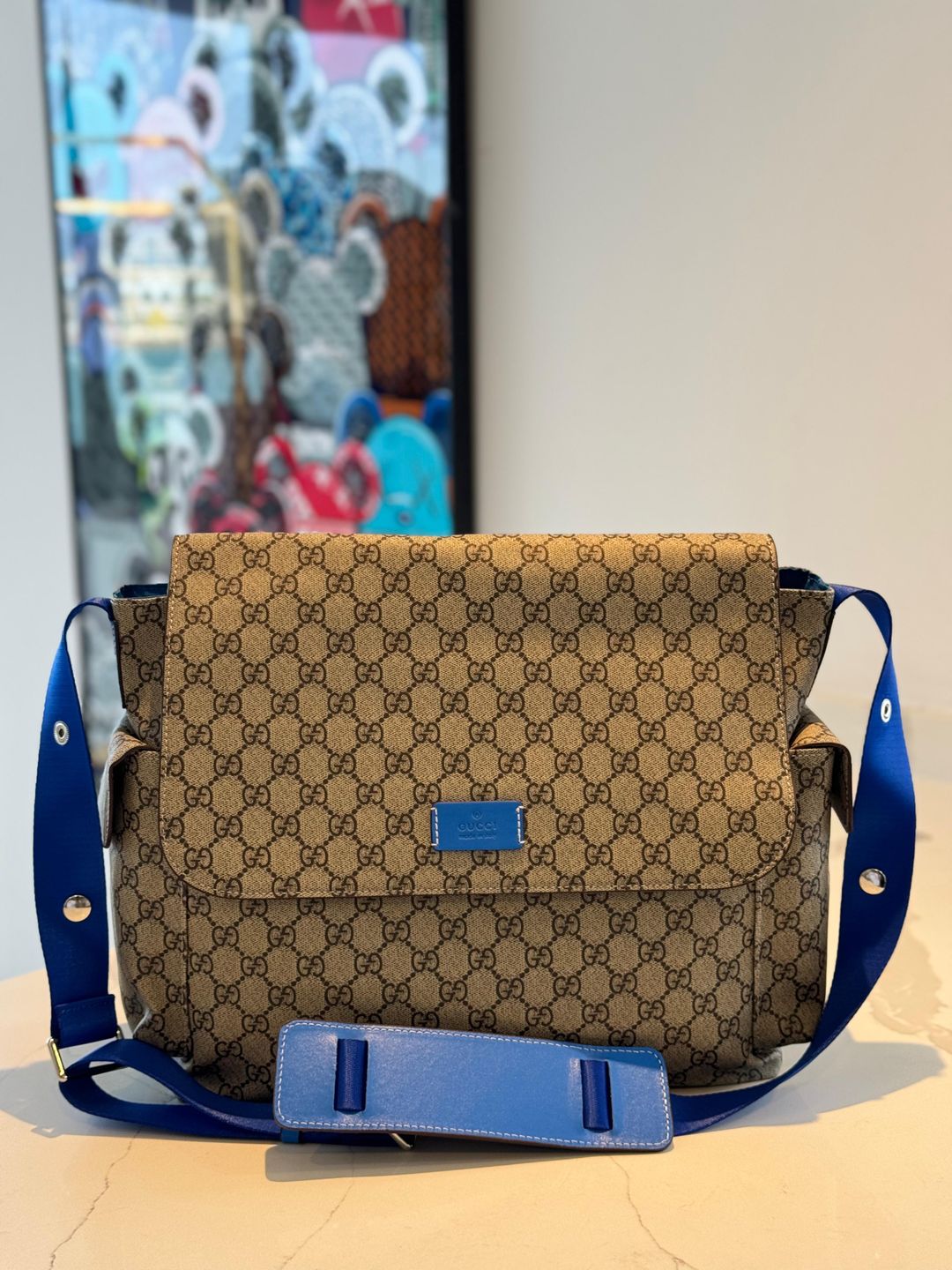 GUCCI GG plus diaper bag