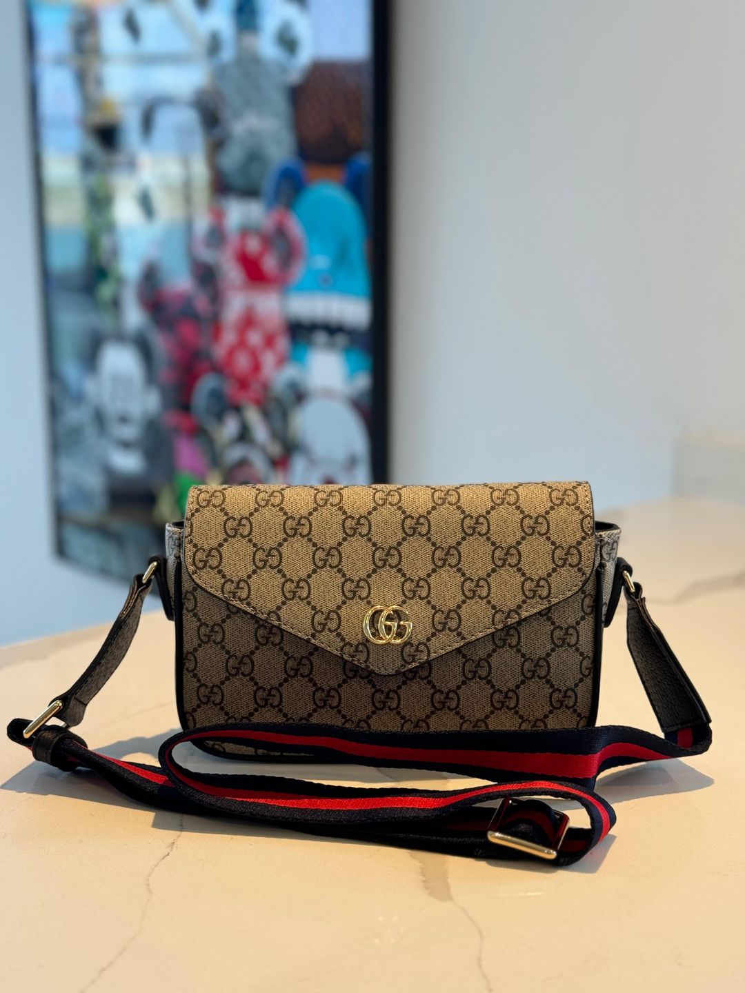 GUCCI Ophidia Envelope Shoulder Bag