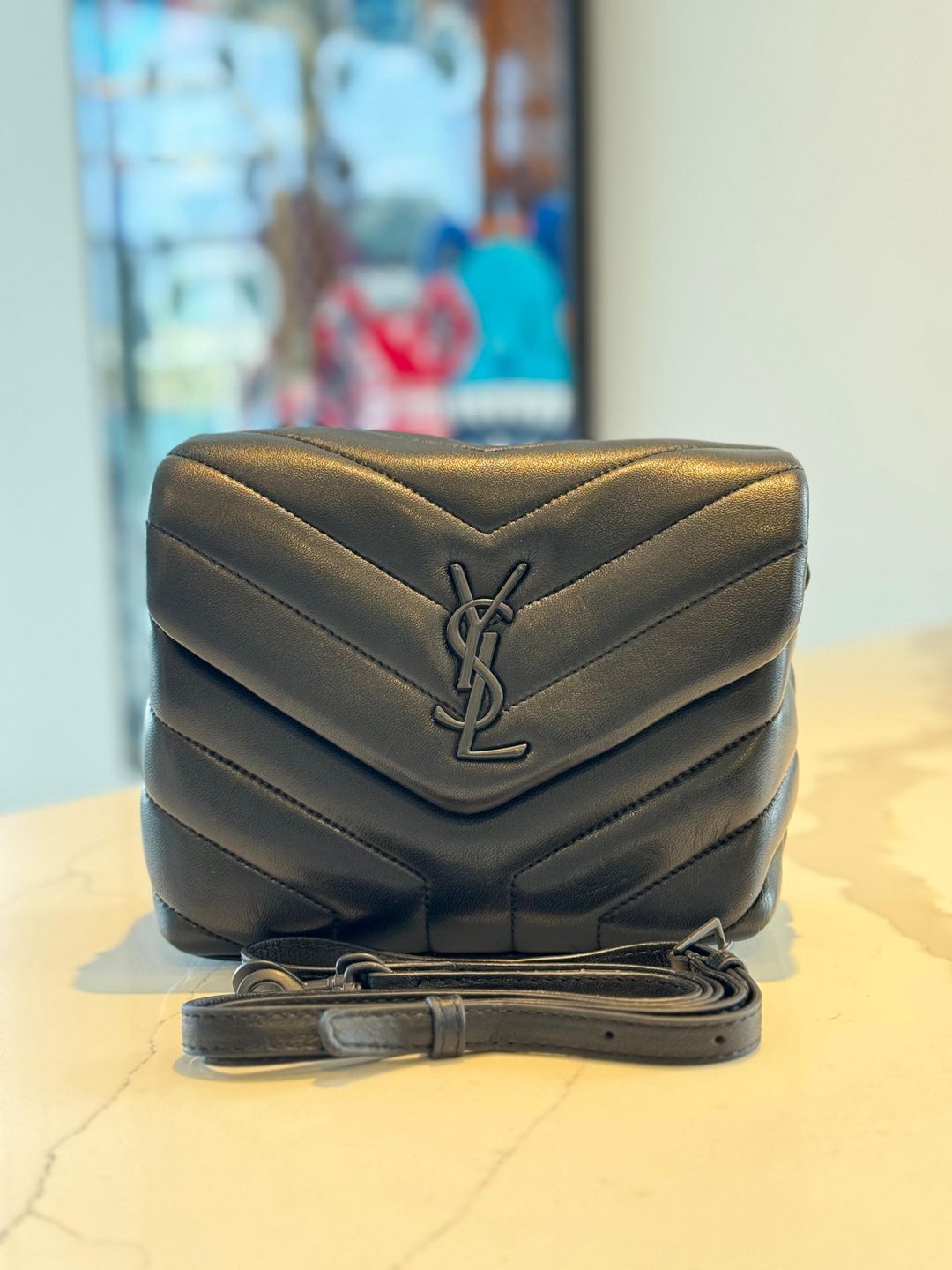 YVES SAINT LAURENT Toy Loulou leather shoulder bag