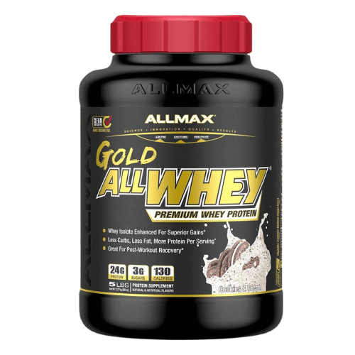 ALLMAX ALLWHEY GOLD 5LBS COOKIES AND CREAM