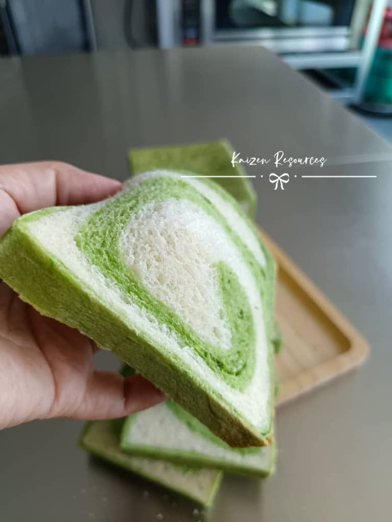 Macha loaf 抹茶面包