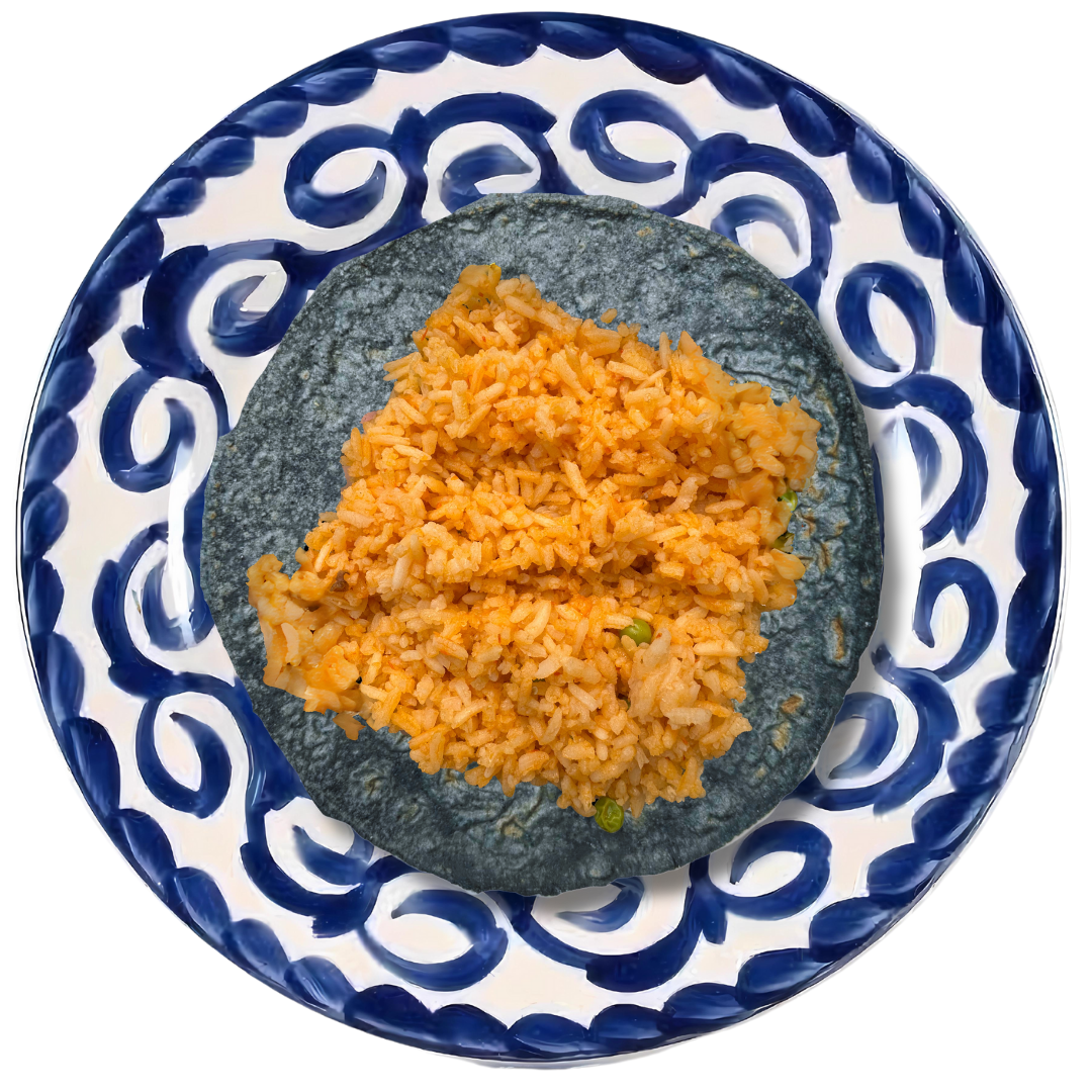 Taco con arroz y un guiso a elegir 