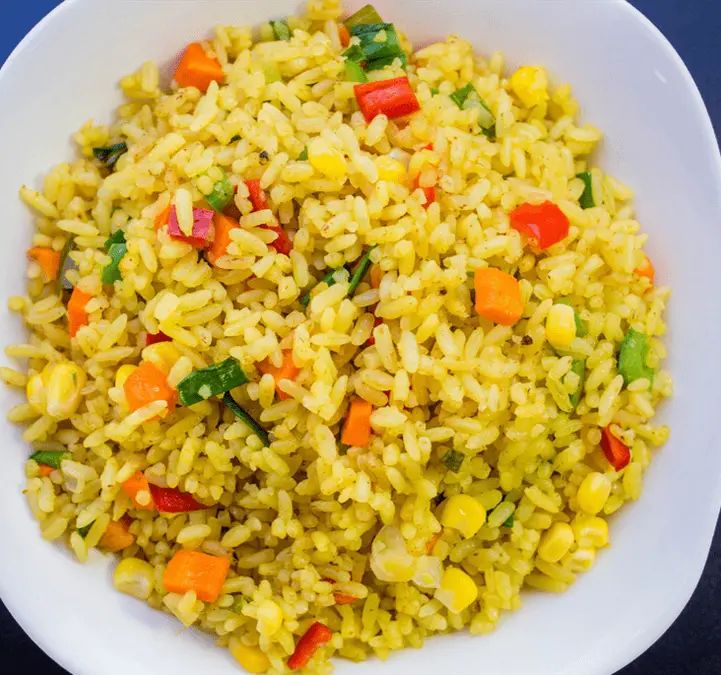 Rice with veggies