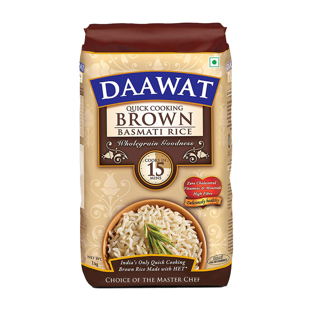 Daawat Brown Basmati Rice 1kg