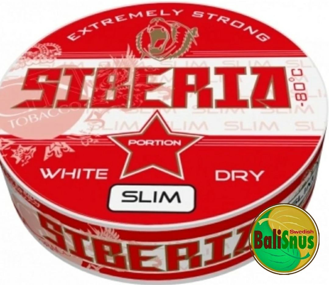 Siberia Slim White Dry Snus 33mg /P