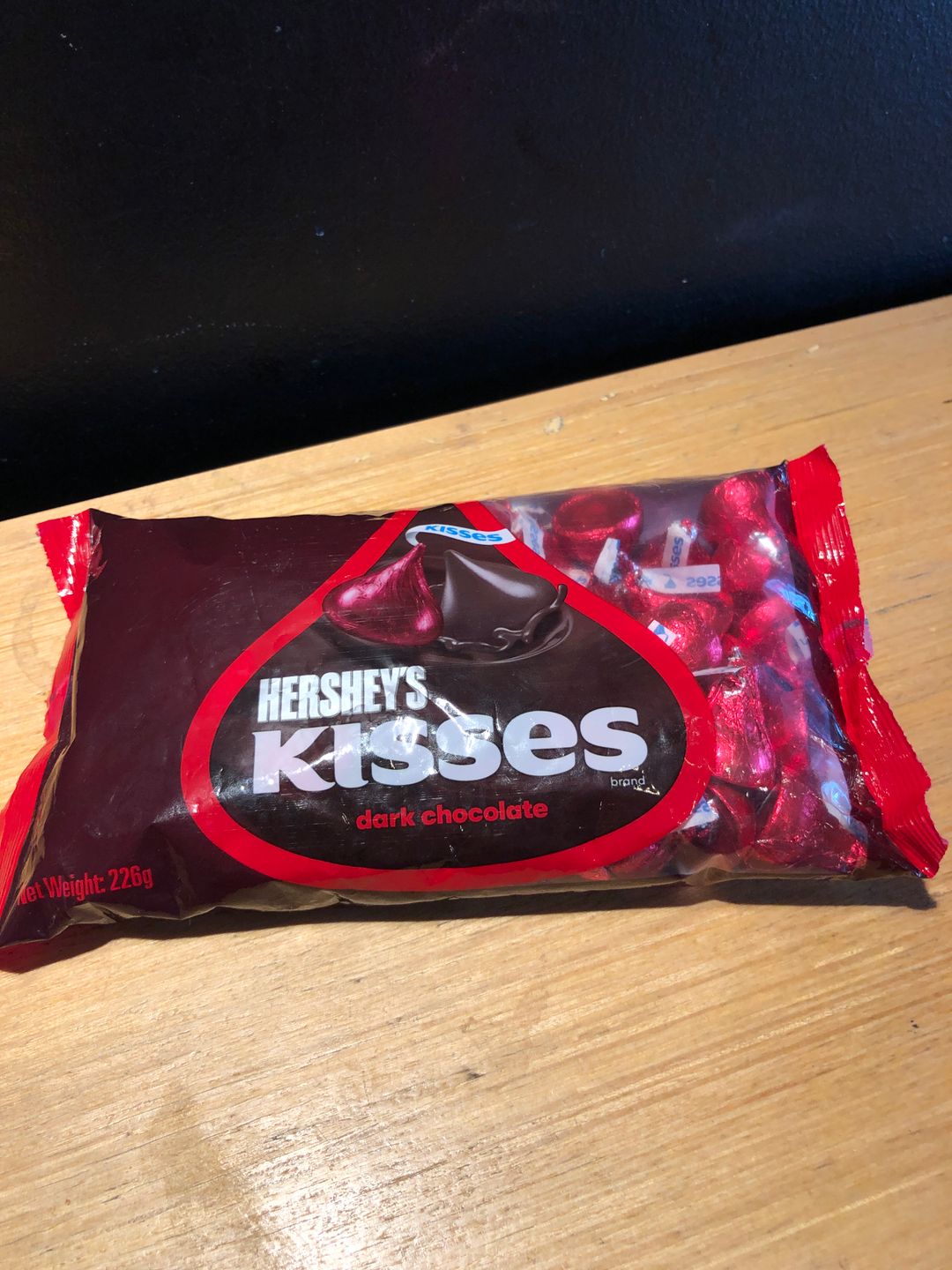 Hershey’s Kisses Dark Chocolate 226g