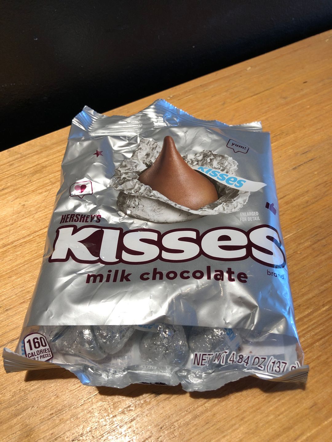 Hershey’s Kisses Milk Chocolate 137g