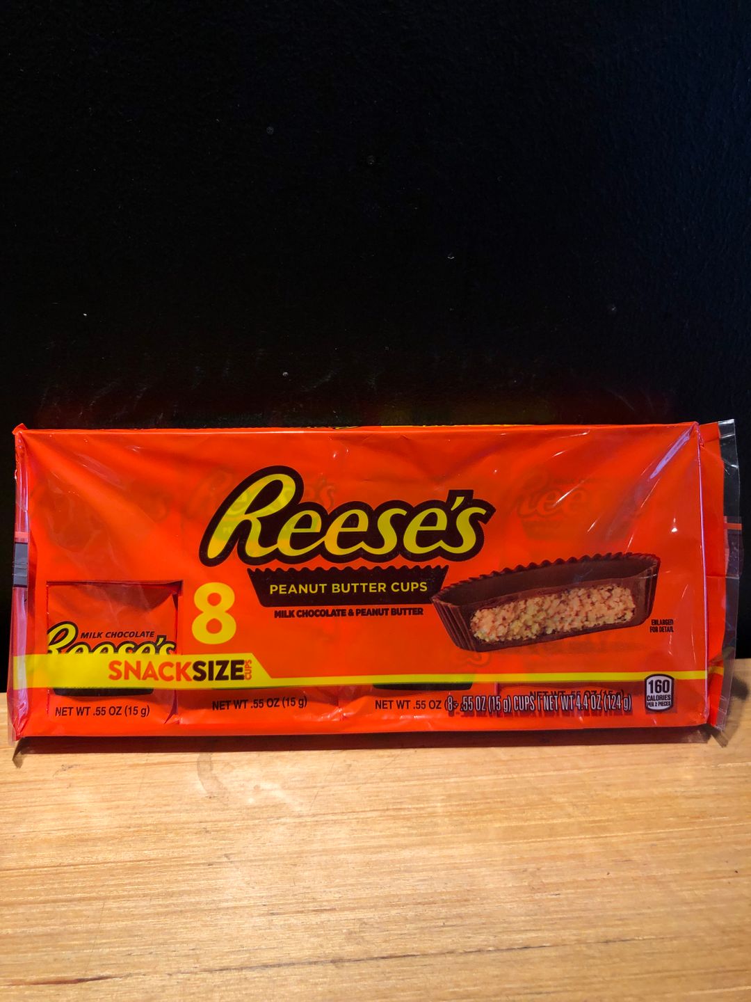 Reese’s Peanut Butter Cups Snack Size 8cups 124g