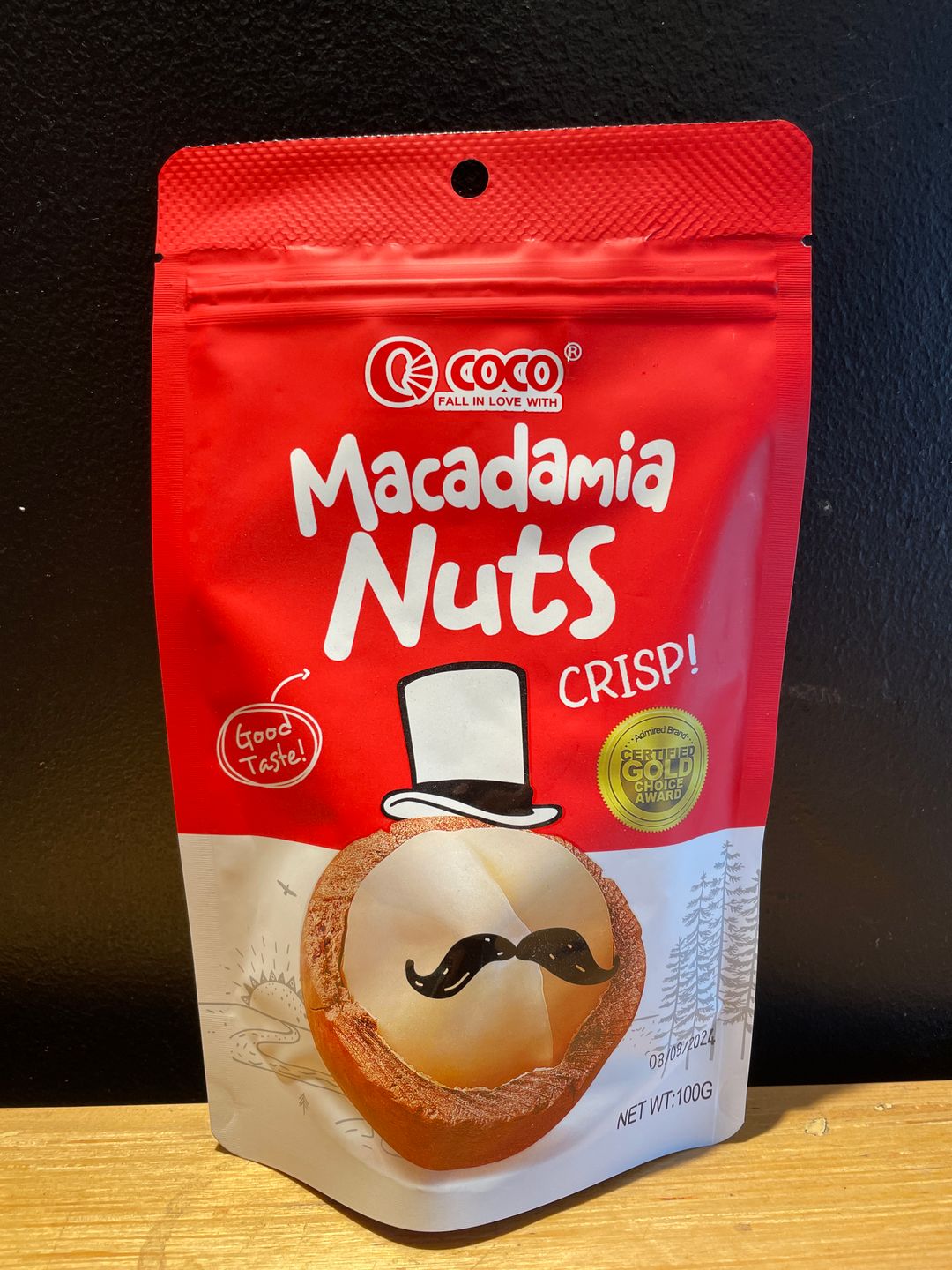 Coco Macadamia Nuts Crisp 100g