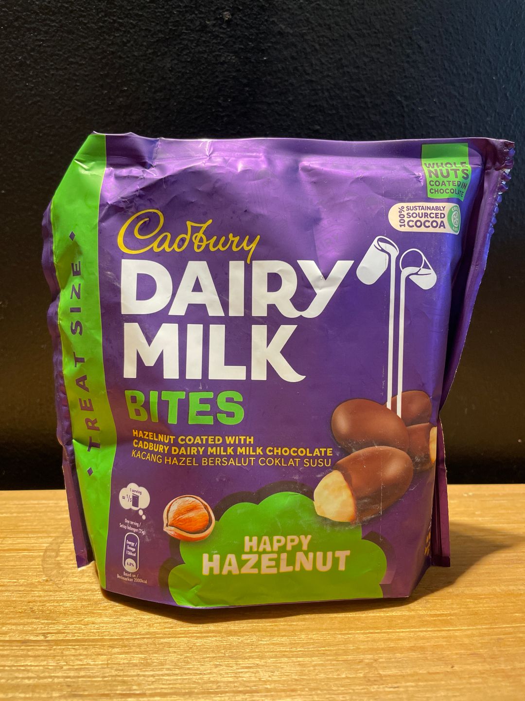 Cadbury Dairy Milk Bites Happy Hazelnut Treat Size 120g