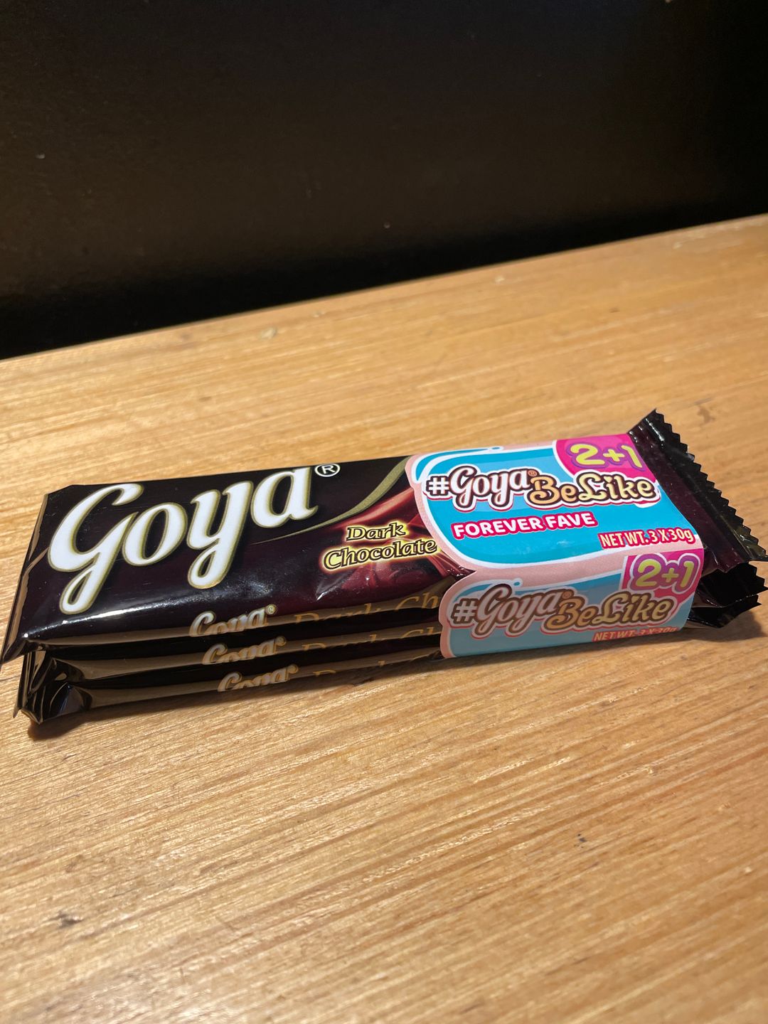 Goya 2+1 Dark Chocolate