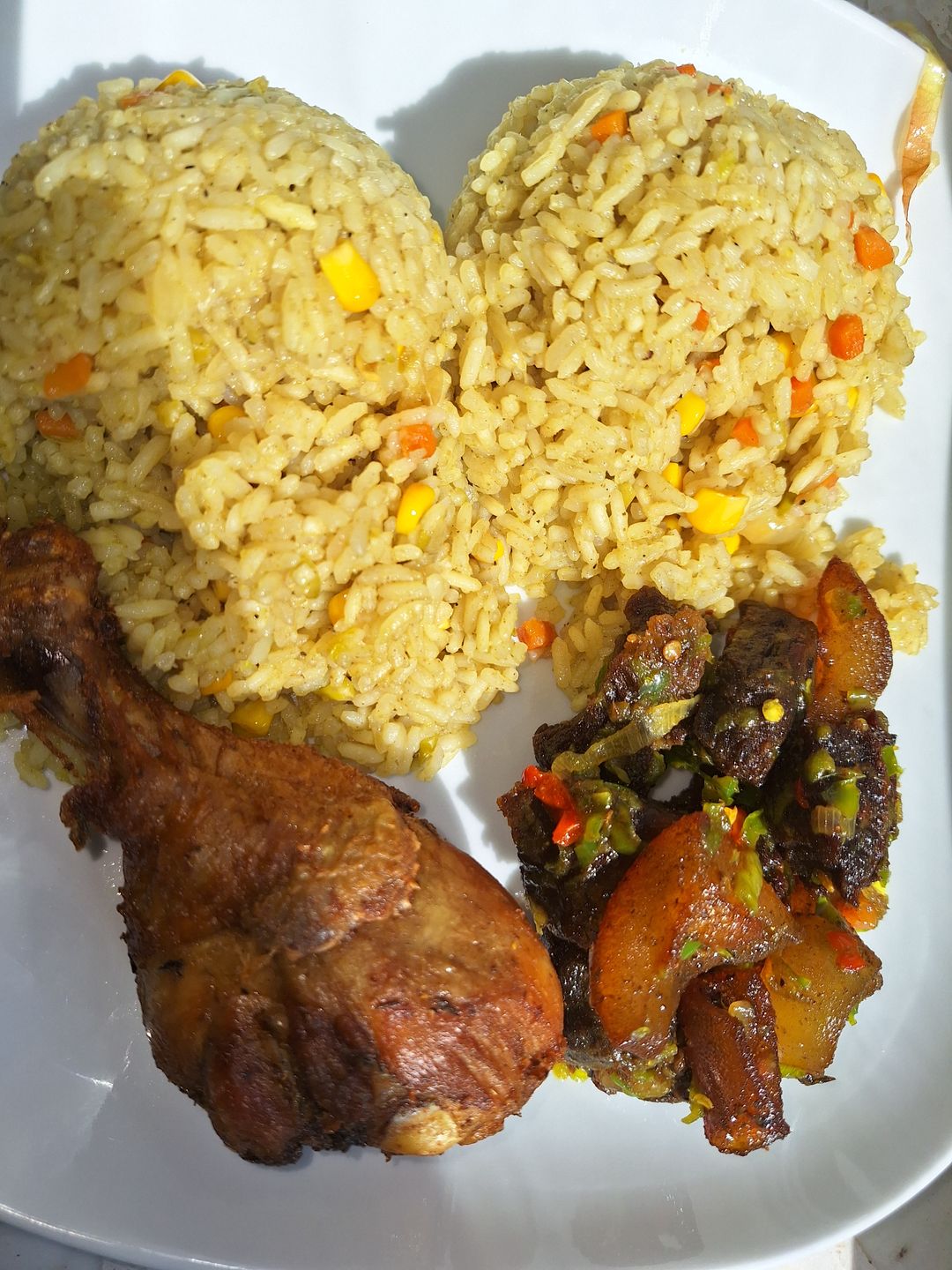 Fried rice with chicken