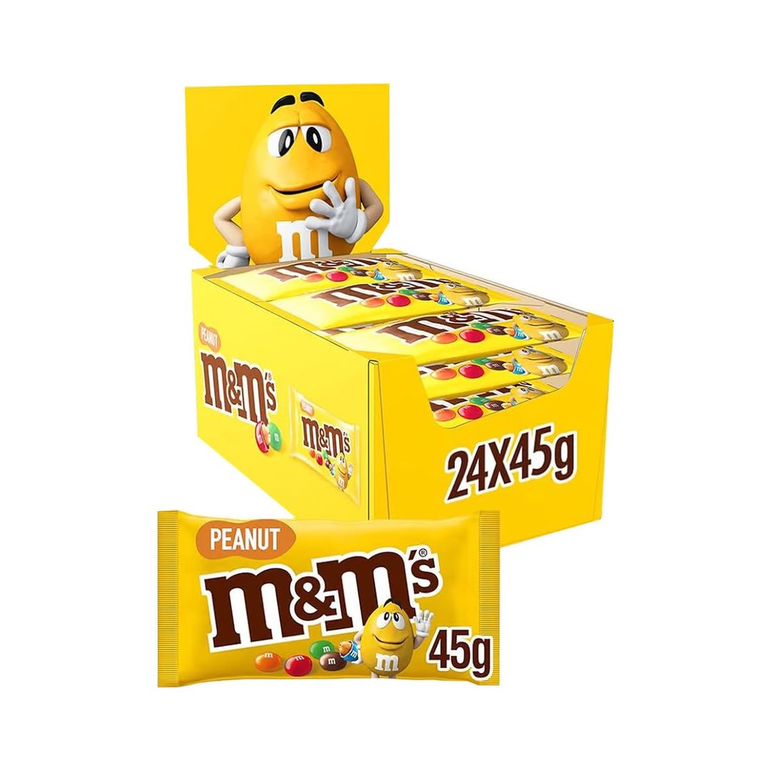 M&M peanut(1kg=24 pack inside)