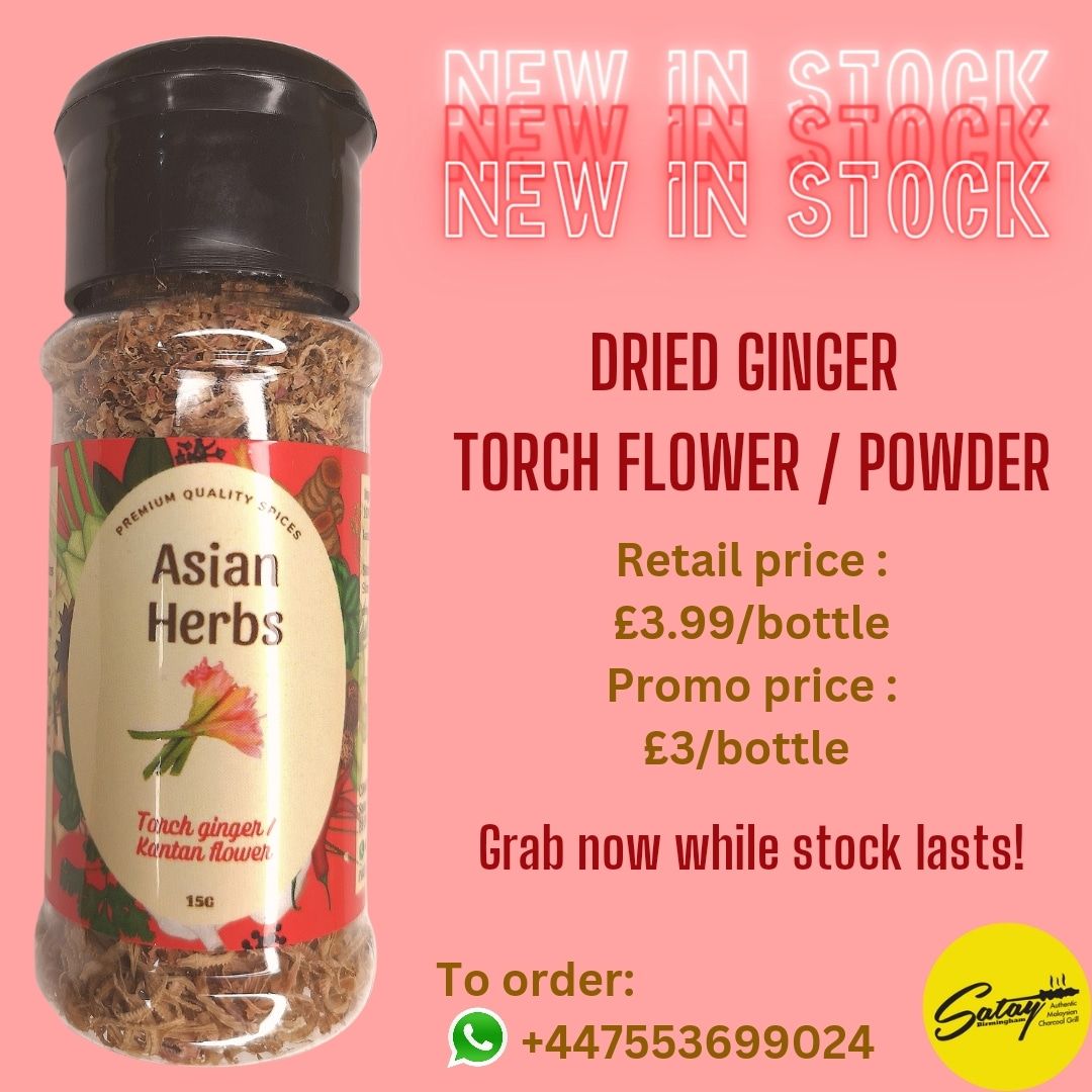 Dried torch ginger flower /powder 