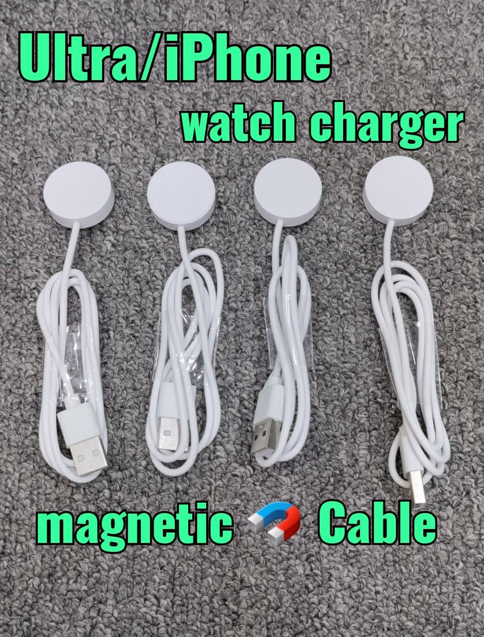 Unbranded Ultra/iphone SmartWatch Charger Without Packing