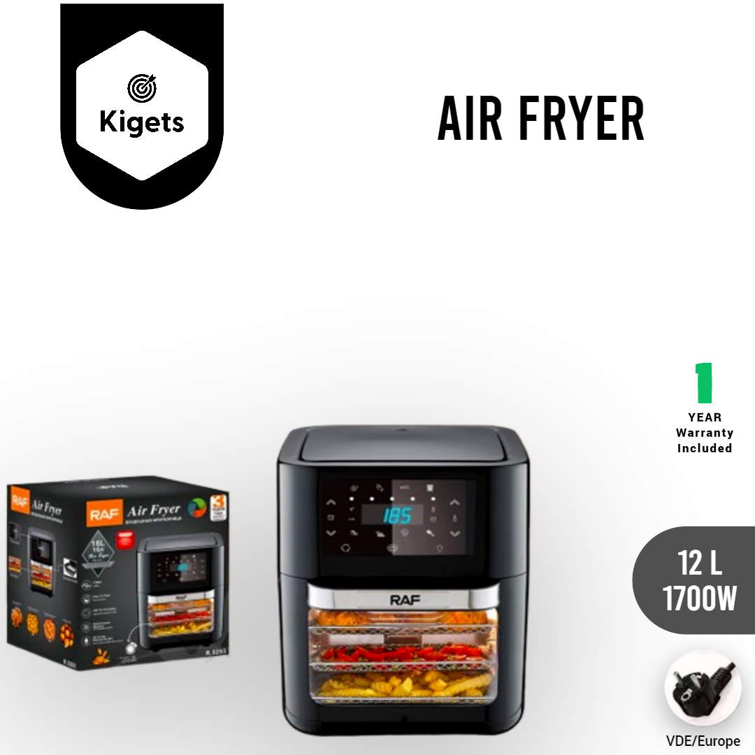 12L Digital Air Fryer With Rotisserie Function