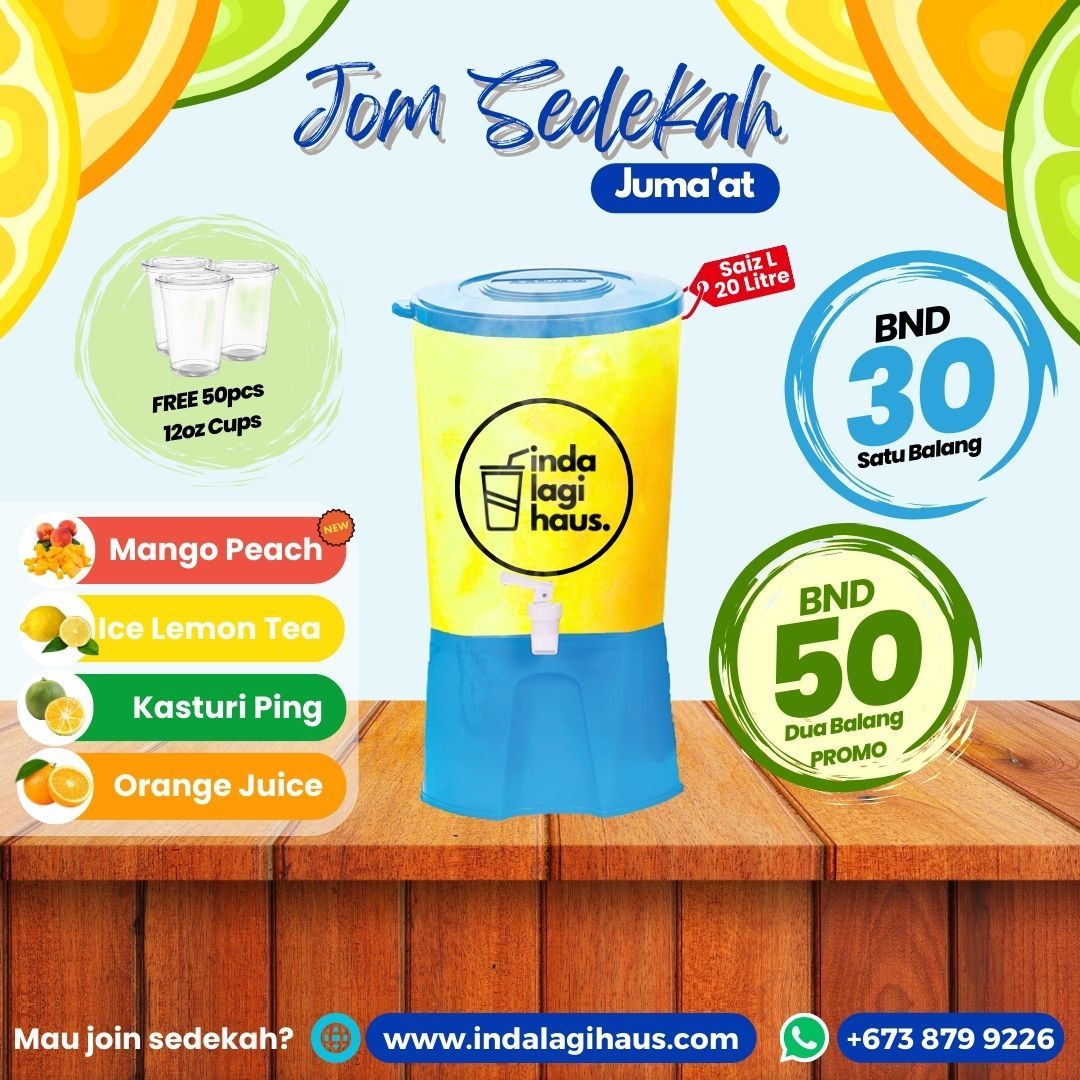 Sedekah Air Balang L $30.00